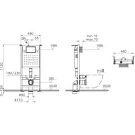 ����������� Vitra V-Fix Core ��� ���������� ������� � �������� ����� Root S, ����, ������ 800-1875