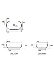 �������� ��������� Kerasan Nolita 534301 600�400�150 ��� ��������, ��� ���. ��� ���������, ����� ������