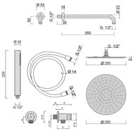 ������� ����� GIULINI ������� � ������ ���, ���������, �����, ������ ������� FKD0525BBROP