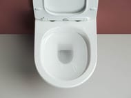 Унитаз подвесной Ceramicanova Forma 485х368х320 безободковый, сиденье микролифт, крепеж CN3009
