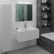 Тумба под раковину La Fenice TERRA Bianca 60 см (590х450х350) белая матовая FNC-01-TER-B-60