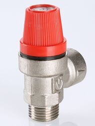 Клапан предохранительный VALTEC 1/2"х3 бар, никелированный, VT.496.N.0430