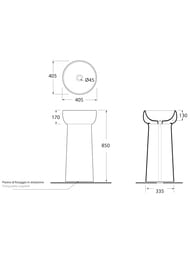 �������� Azzurra Graal (405�405�850) ���������, ���� � ���, �/���. ��� ����., ����� LALF04040S00BI