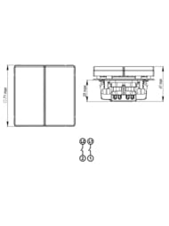 ����������� Systeme Electric ARTGALLERY 2-���������, ���������, ��.2, 10�, ���, �����, GAL001317