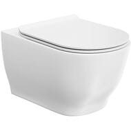 Унитаз KERAMA MARAZZI MODULA подвесной, 365х560х365, безободковый, белый глянцевый MO.wc.02