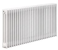 Радиатор Zehnder Charleston 3057 трехтрубчатый 28 секций, нижнее подключение 1/2", белый
