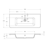���������� ��������� BelBagno URBAN (1050�460�30) 12105-KL