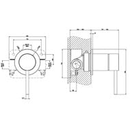 ��������� Gessi 316 Flessa 54019.707 ��� ����, ����., �� 1 �����, ������� �����, ������ ������