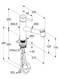  KLUDI STEEL  , ,   (.) 44851F860