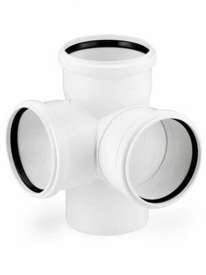 Крестовина двухплоскостная REHAU 110х110х110х110х87°, 11215641003