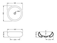 �������� ��������� GSG Petra PELAV42001 (420�420�150), �/�, ����� �������