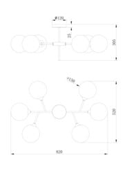 ������ Freya Maddison (��������) FR5115PL-06BZ1, IP20,������