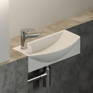 Раковина подвесная Ceramicanova Element 455х220х130 чаша справа, отв. под смеситель,белый CN6038R