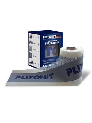 Гидроизоляция PLITONIT ГидроЛента -10 гидроизоляционная лента, 10м