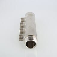 Коллектор VALTEC 1" на 4 выхода 1/2"Н никель VTc.500.N.0604