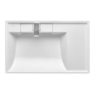 Раковина Aquaton Рейн 80 1A72113KRW010 500x800x138 для стиральной машины, литой мрамор, цвет: белый