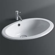 Раковина накладная Simas MARINE (545х420х185) без отверстия для смесителя, белая S 50P