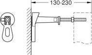 Настенный угол Grohe Rapid SL 3855800М 2шт