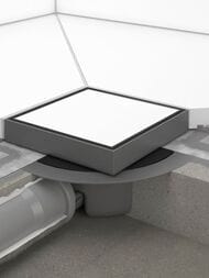 Hansgrohe RainDrain Spot Точечный слив с решеткой 15х15 см под плитку 56112800 — изображение 3