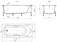 Ванна акриловая Roca BECOOL 170х80 прямоугольная ZRU9302852