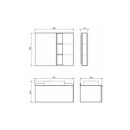 ����� COMFORTY �����-90 (900�550�520) ���������, � ��������� � �����������, ����� 00-00014007