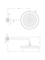 ������� ��� Gessi Venti20 65149.720 � ��������, 300 ��, ������