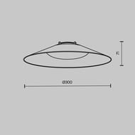��������� ���������� Maytoni Campana (��������) TR127B-12W3K-W Parity 3000K 12�� 120� �����, IP20