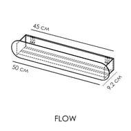 ����� FLOW Round Mono 500�92�90 ���������, 1 �����, ����� Fl-ro-m50-�