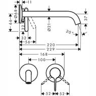 ��������� Axor One ��� �����������, �������������, ���������, ������ ���� ������� 48120340