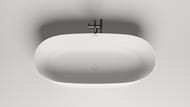 Ванна отдельностоящая Salini Sofia S-Sense 102516G 1700х800х605 иск. камень, белый глянец