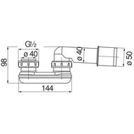 ����� NOBILI ��� �������� �������, ��� �������, G1 1/2" � 40/50, ������ AV00109/3CR