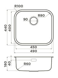  Omoikiri OMI 49-IN (490440180) / ,   4993066