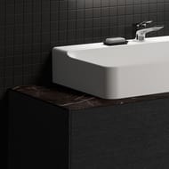 ���������� ��� ����� 120 Ideal Standard CONCA 1200x505x6 ������������, black desire marble T3972DG