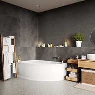 Ванна акриловая VAGNERPLAST HAPI 170 L (1700х1100х450) угловая, левая VPBA170HAP3LX-04