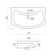 �������� Aquaton ������� 70 (715x443x194) �������, ���. ��� ���������, ��������, ����� 1WH207776