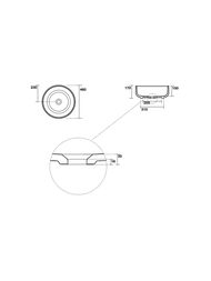 �������� ��������� Kerasan Ciotola 460�460�170 ����� 430201