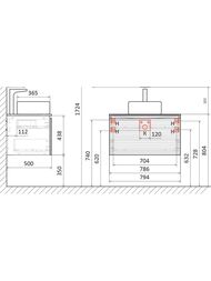 ����� ��� �������� Jorno Cossety 80 (794�500�458) ���������, �������� Coss.01.80/P/A-DZ/JR