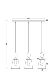 ��������� ���������� Freya Sofi (����) FR2022PL-03CH, IP20,����