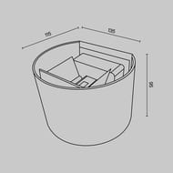 ������������� ��������� Maytoni Fulton (������) O573WL-L6B, 3000� 6�� IP 54, ������