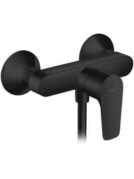 Смеситель Hansgrohe Talis E 71760670  для душа однорычажный, настенный, черный матовый — миниатюра 1