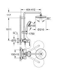 ������� ������� Grohe Tempesta Cosmopolitan 26224001 ��������� �/����, �������/������ ���, ������
