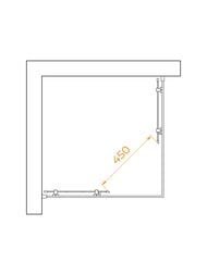 ������� ������ RGW Passage PA-030 (800�800�1950) ������ 6�� ����������/������� ���� 3508103088-11