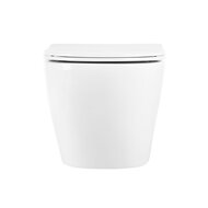 Унитаз подвесной BelBagno UNO (360x482x360) безободковый, сиденье с микролифтом, белый BB3105CHR/SC