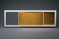 Экран под ванну A-SCREEN LUXE MS10 Gold 1465х520 матово-алюминиевый профиль MG1500.500.2