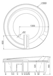 �������������� ������������ ����� Gemy G9090 O (1900�1900�900) ����������,������������, LCD TV