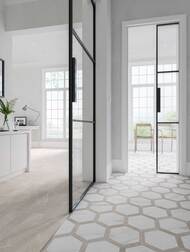 Керамогранитная плитка Wow Love Affair Calacatta Hexagon (200х230) белая 114702 (кв.м.)