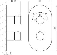 ��������� Ravak Espirit X070206 ��� �����/���� ������������, ���������, ������� �����, ����