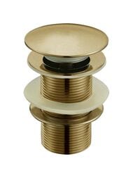 Донный клапан для раковины Boheme Medici 610 click-clack, цвет: бронза