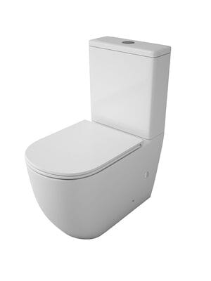 Унитаз-компакт toHit Sails Compact, бесшумный, безободковый, сиденье с микролифтом, белый, 660x365x860, TH03-010501