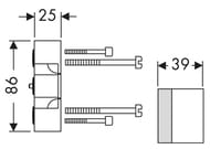 Axor    25   iBox universal 13587000